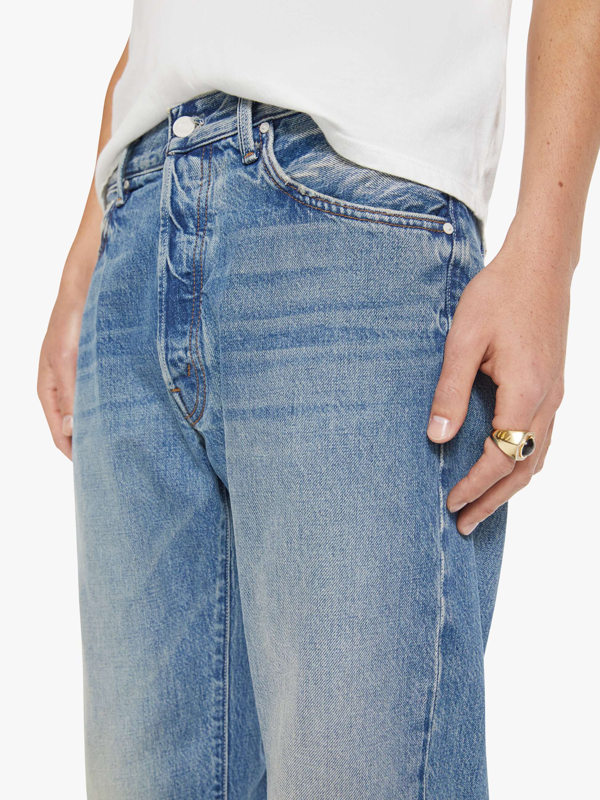 Mother The Ace Herrenjeans Got A Light Straight Rigid