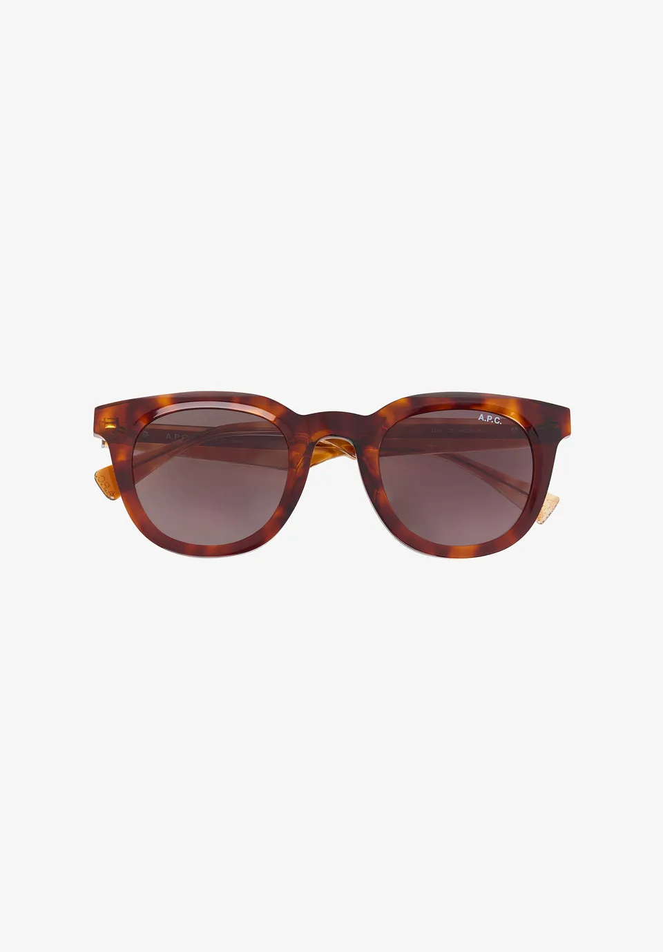 A.P.C. Sonnenbrille Lou schwarz Rauchglas TU