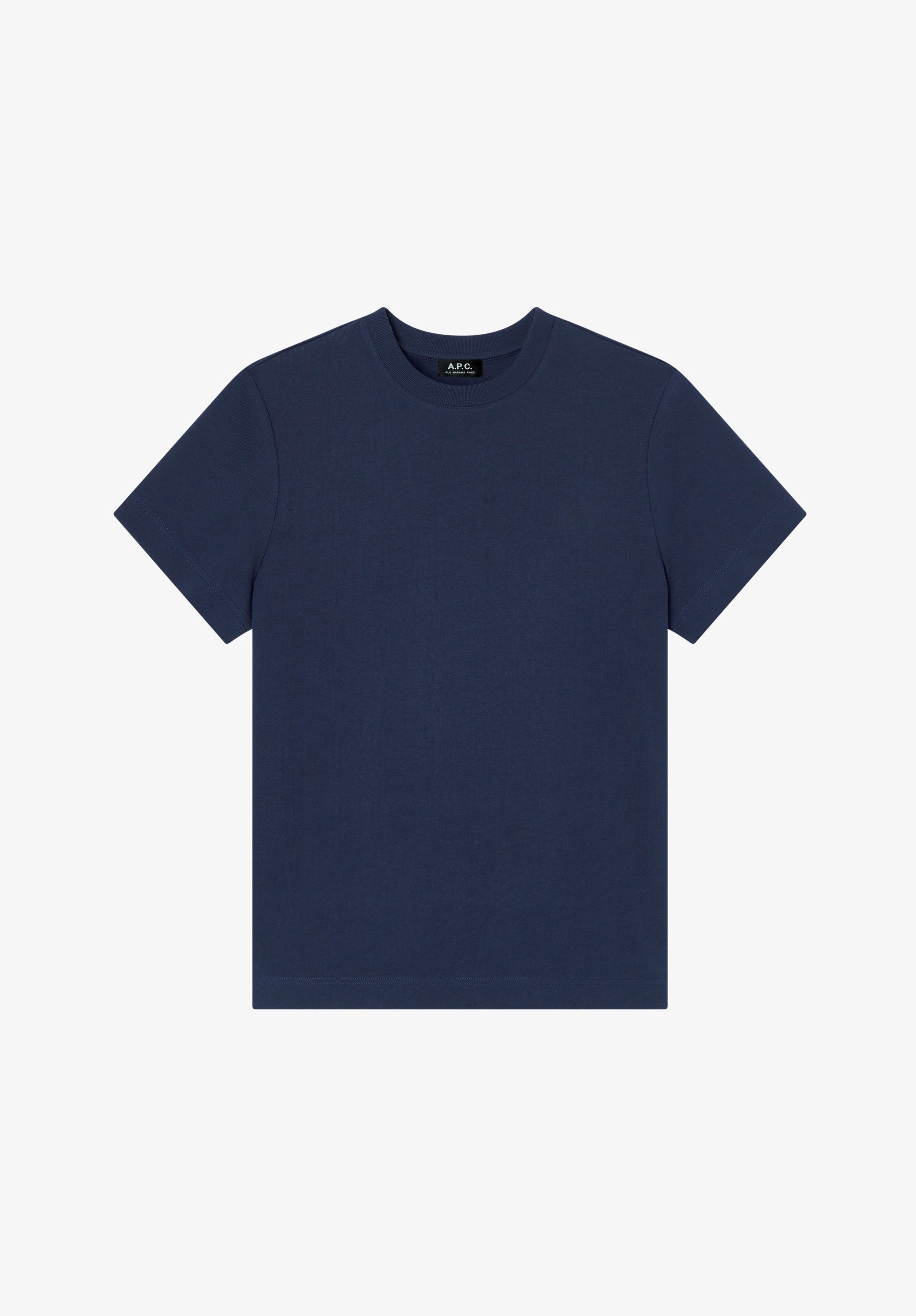 A.P.C. T-Shirt Bio-Baumwolle Dunkelblau Kurzarm