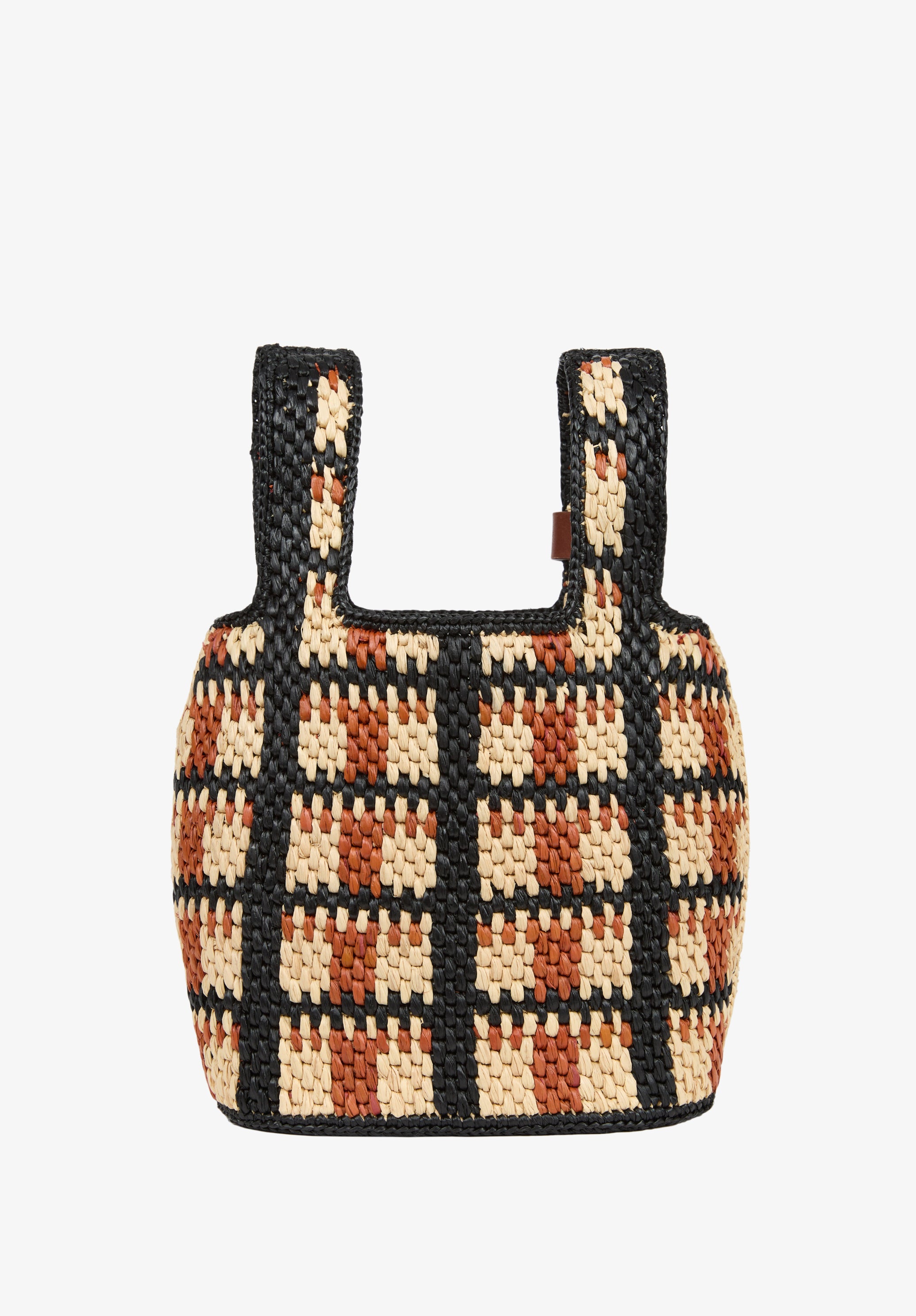A.P.C. Pecan Tasche Bast Korbtasche TU geflochten 26 cm