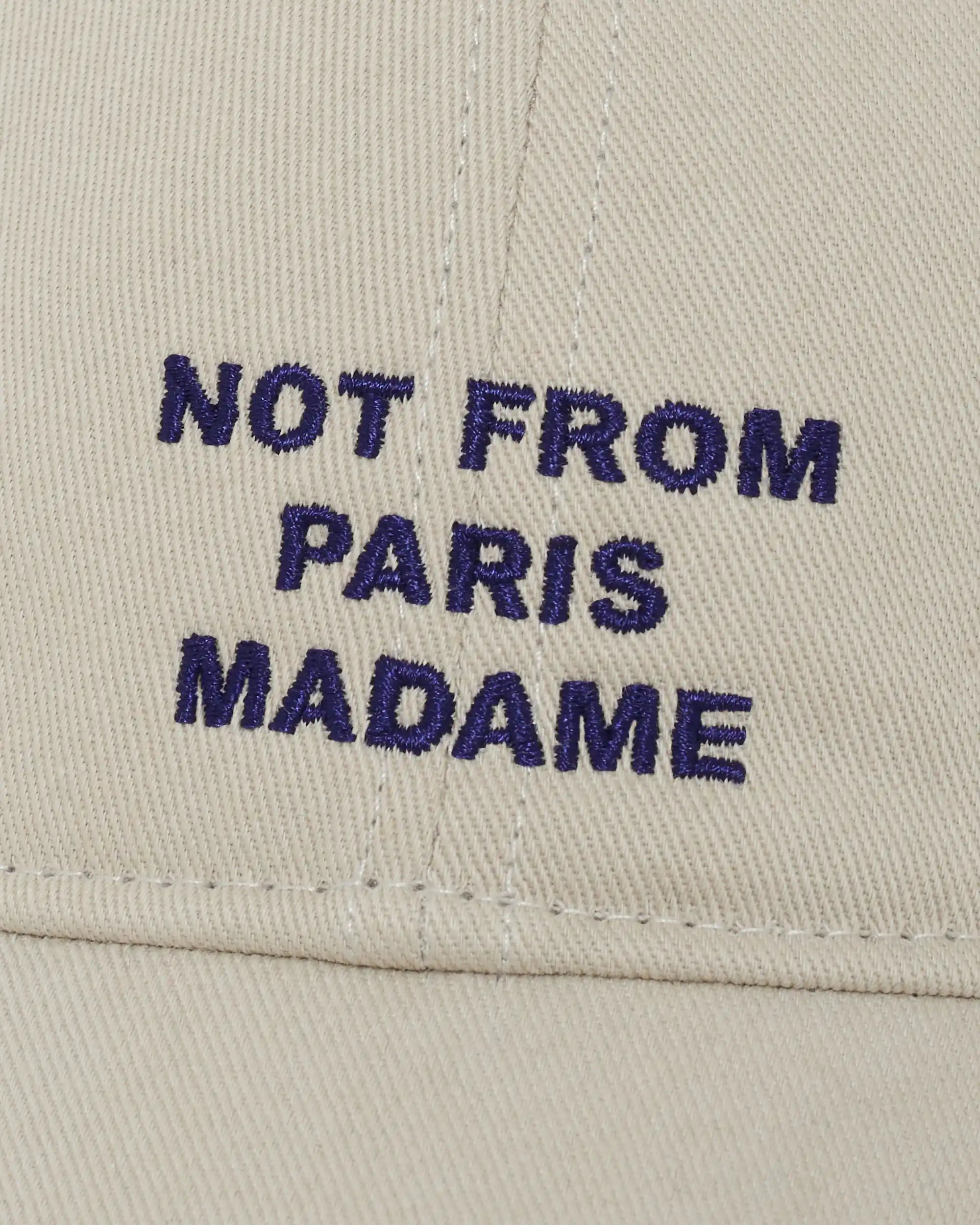 Drôle De Monsieur Slogan Cap grau Baseballcap