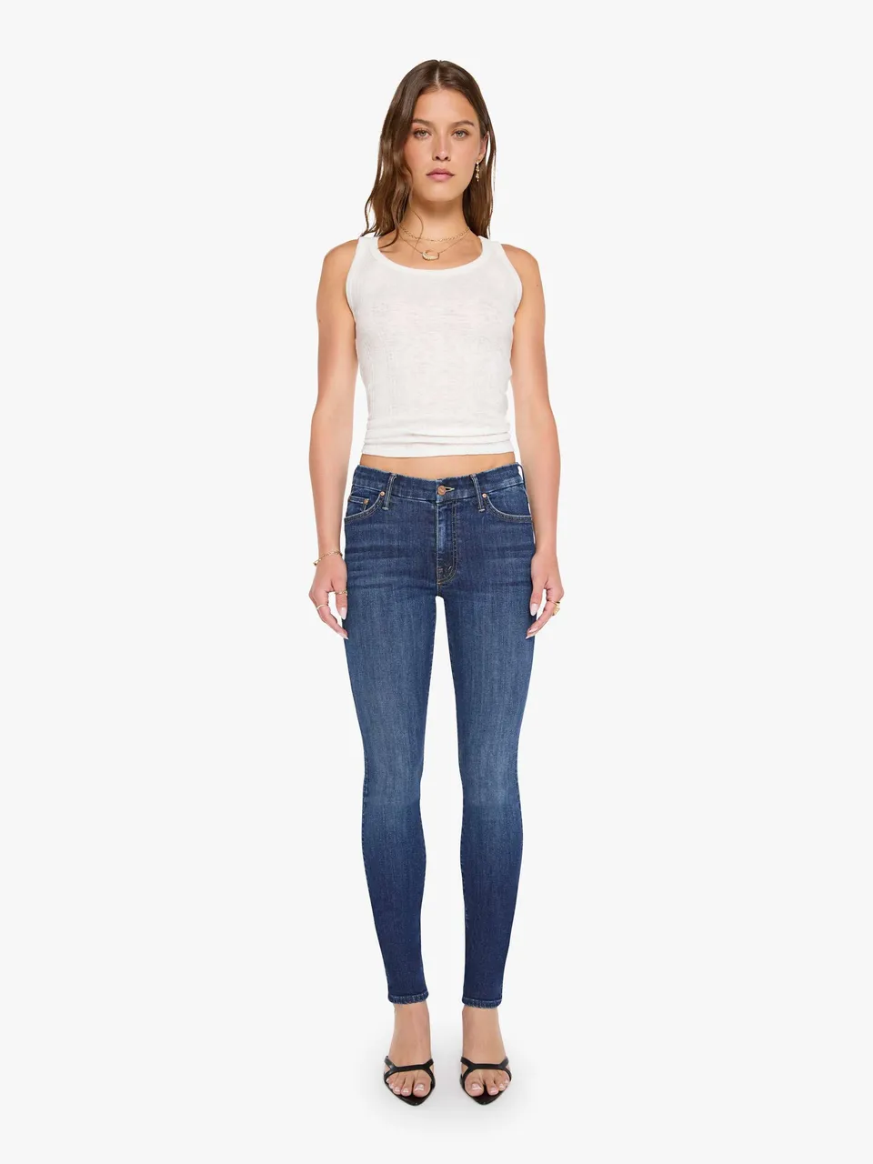 Mother Denim The Down Low Looker Hover Jeans Backstage Pass