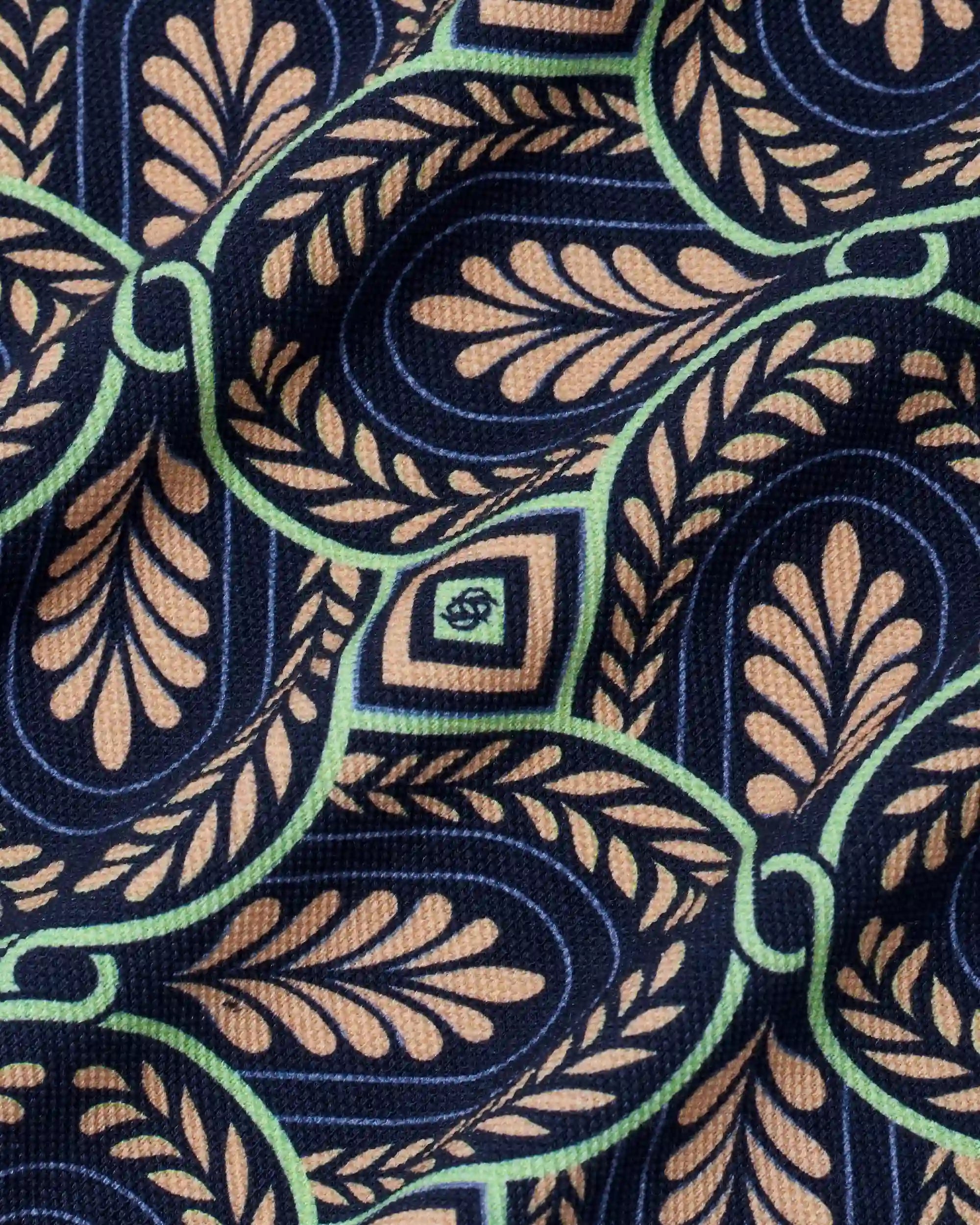 Drôle De Monsieur Carpet Polo Poloshirt Navy Baumwolle