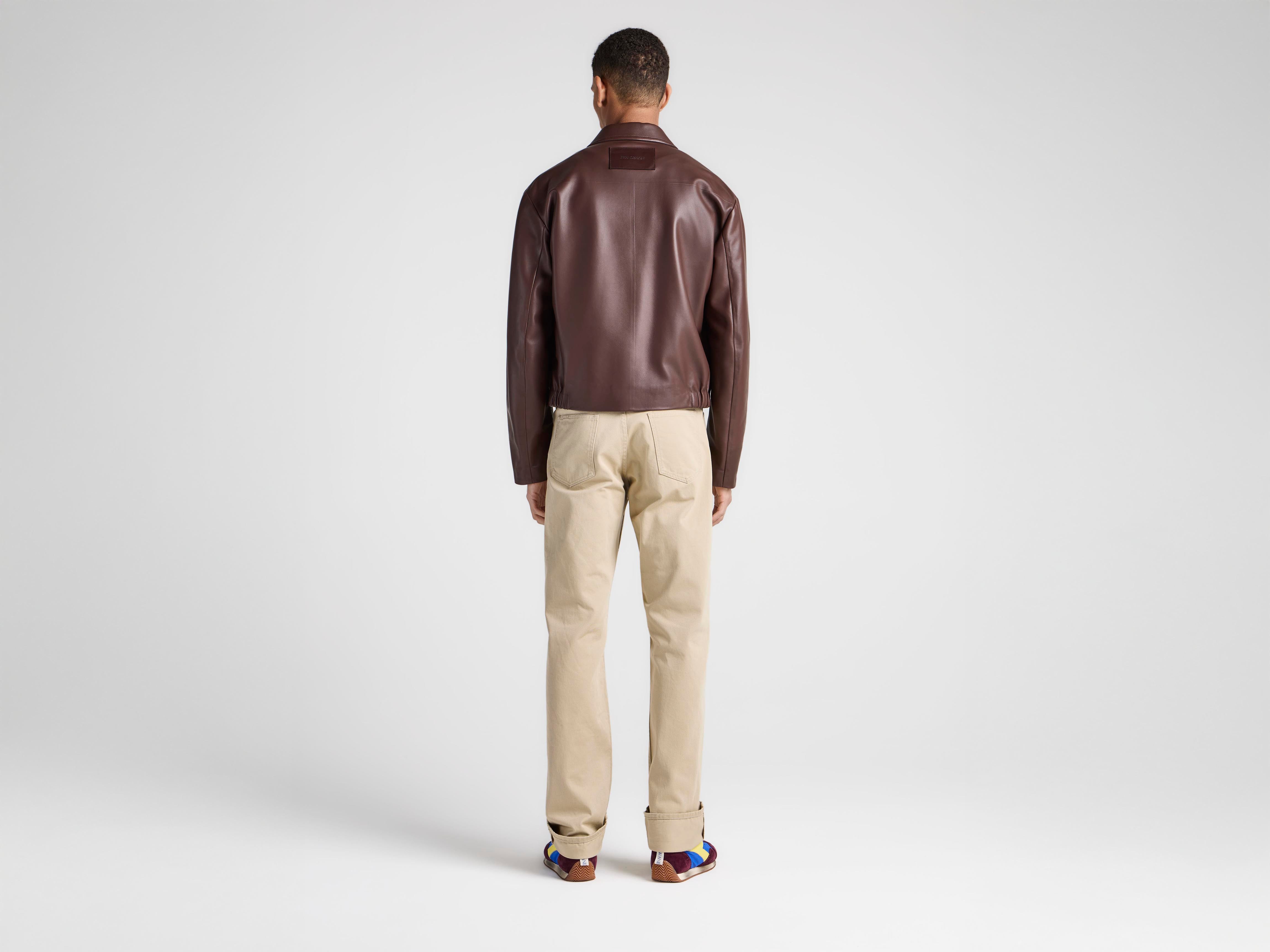 J.W.Anderson Coats Blouson Leather Jacket Lederjacke Braun Nappa