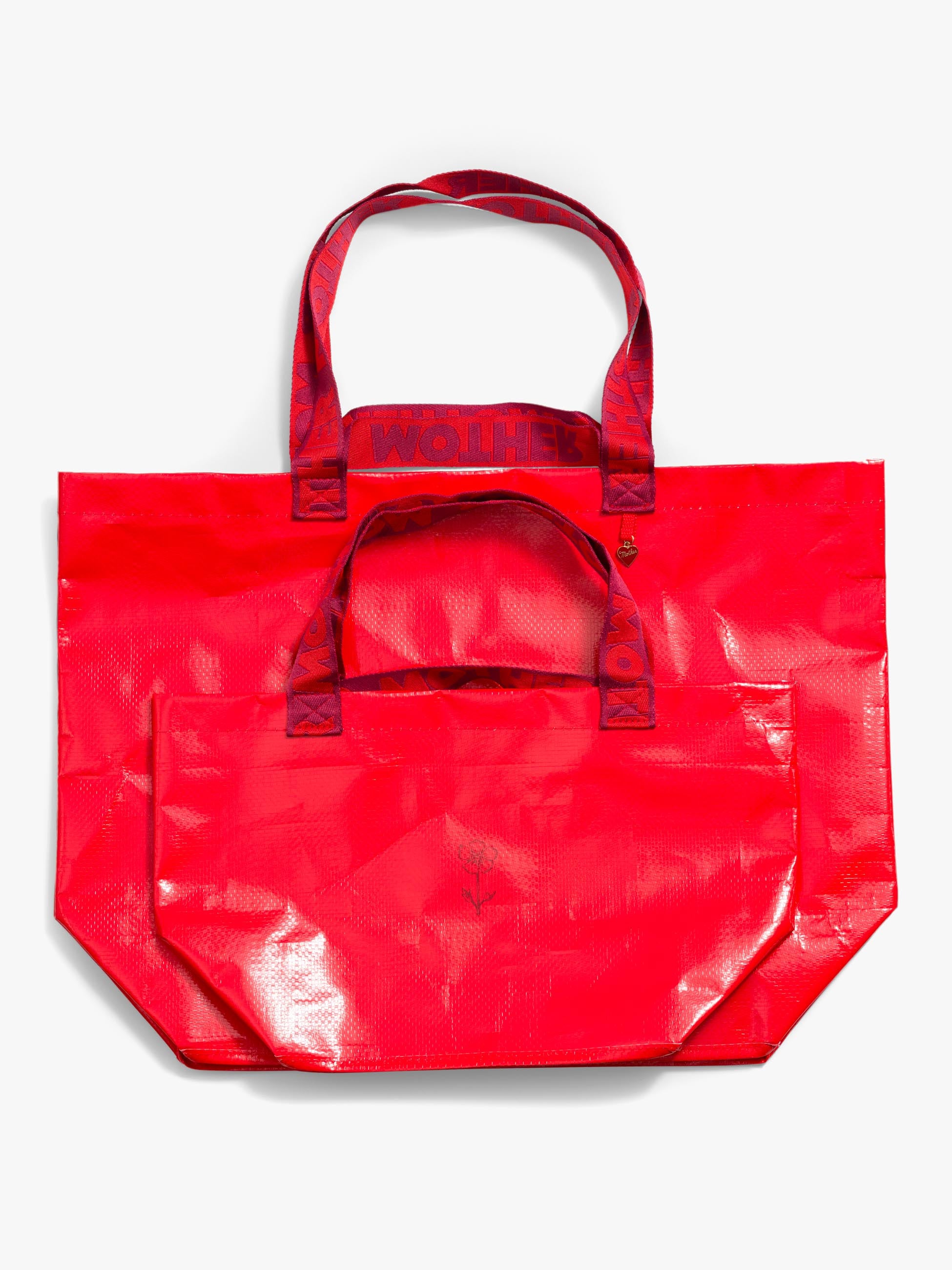 Mother The Shopping Bag Duo Tasche Crimson Red 2er Set