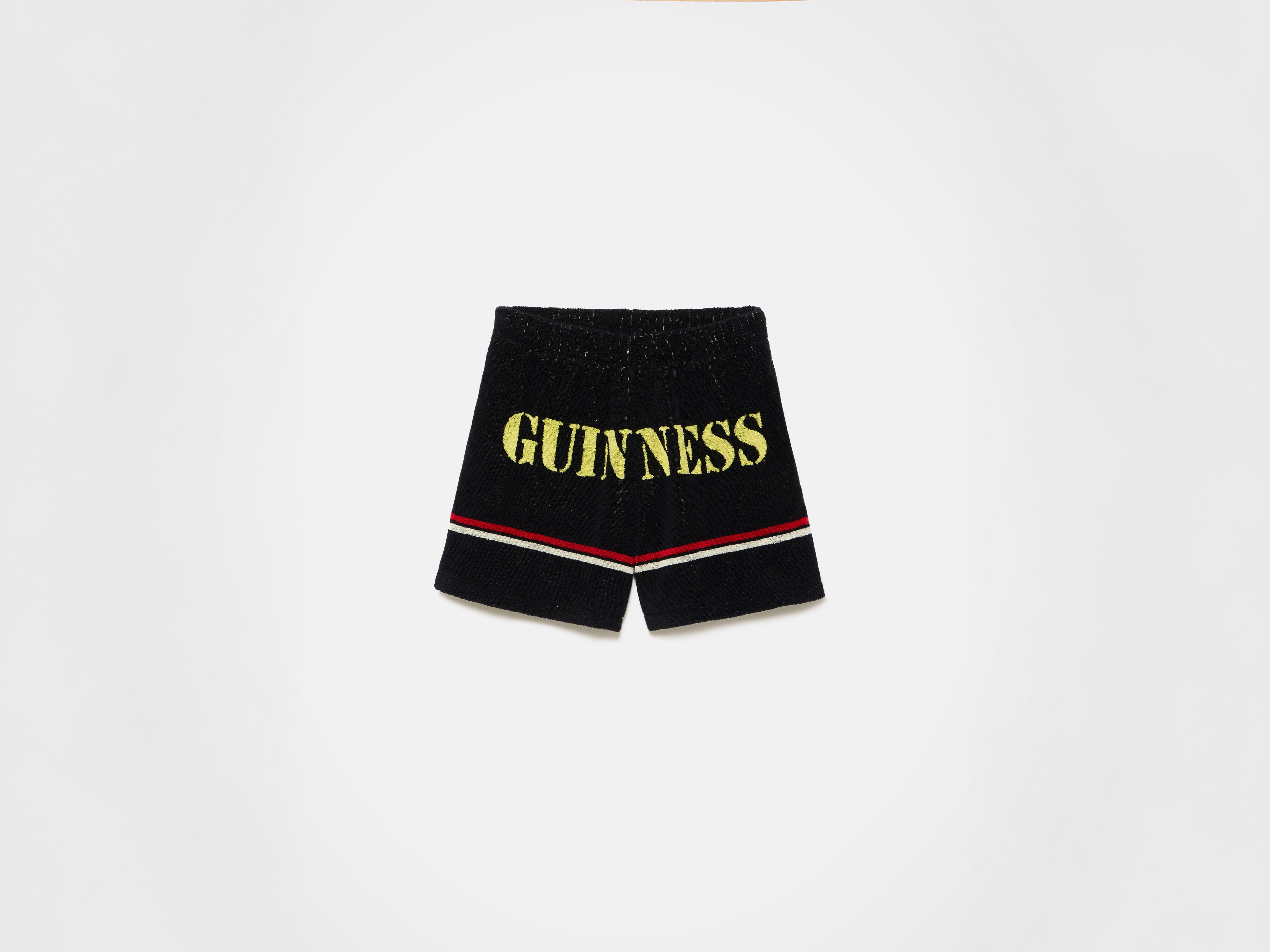 JW Anderson x Guinness Towelling Shorts Schwarz Unisex