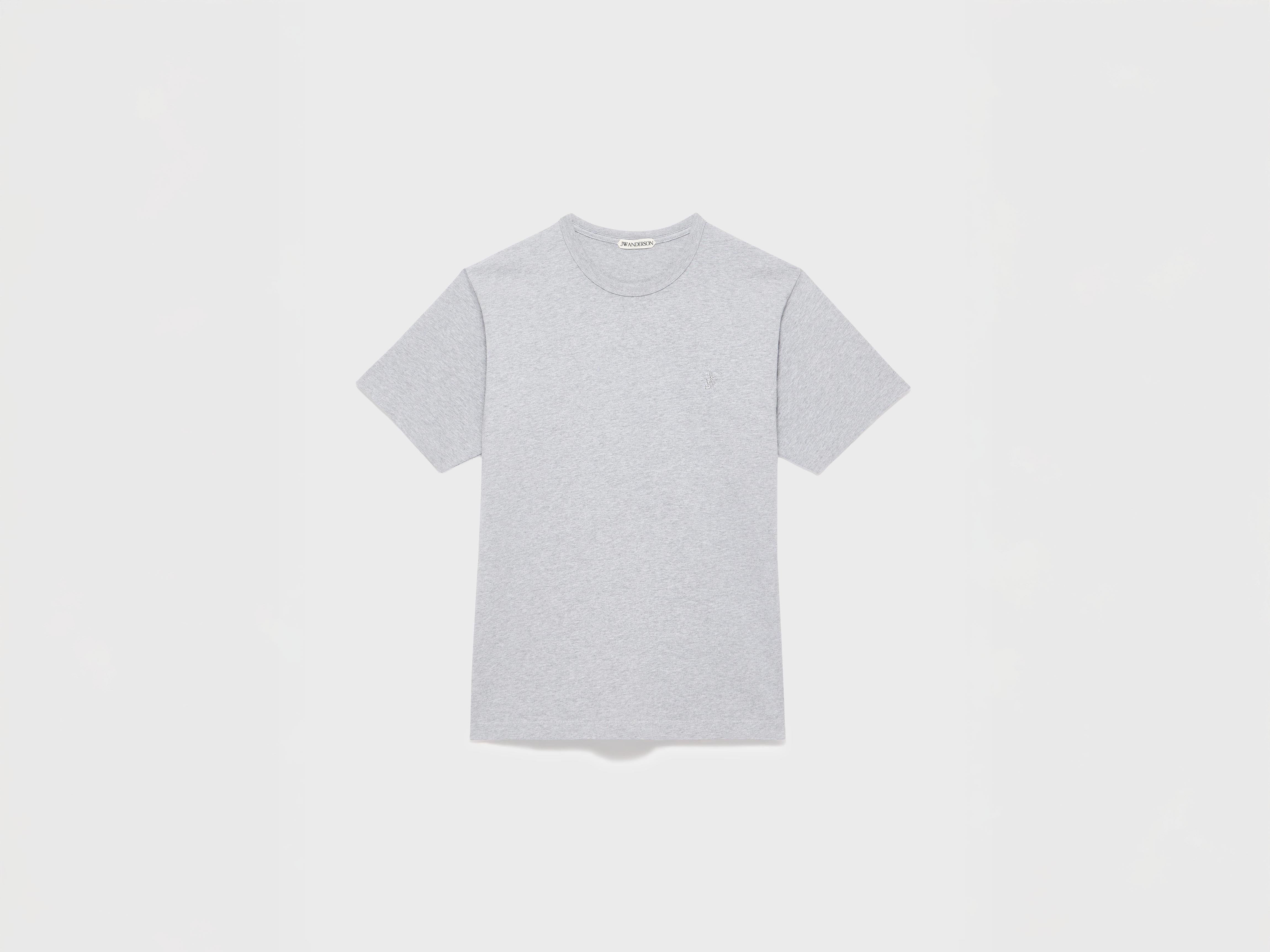 J.W.Anderson Anchor T-Shirt Grau Melange Herren