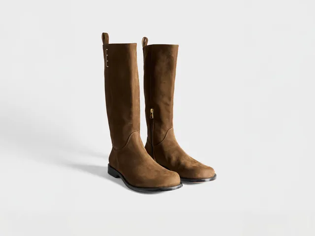 J.W.Anderson Loafer High Boot Stiefel Braun Nubuk 38