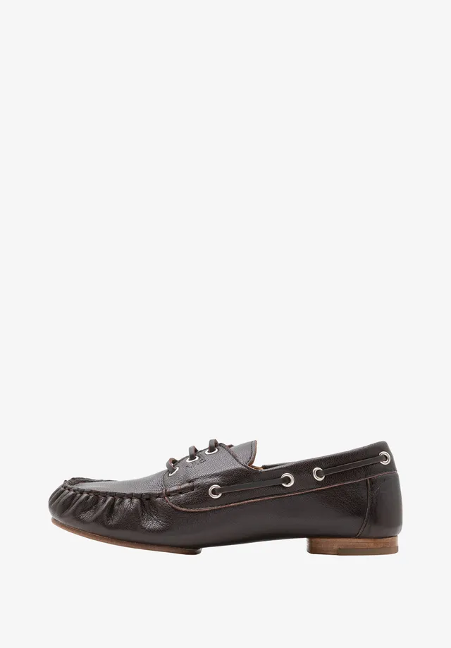 A.P.C. Bootsschuhe Leder Gr. 38 Schnürung
