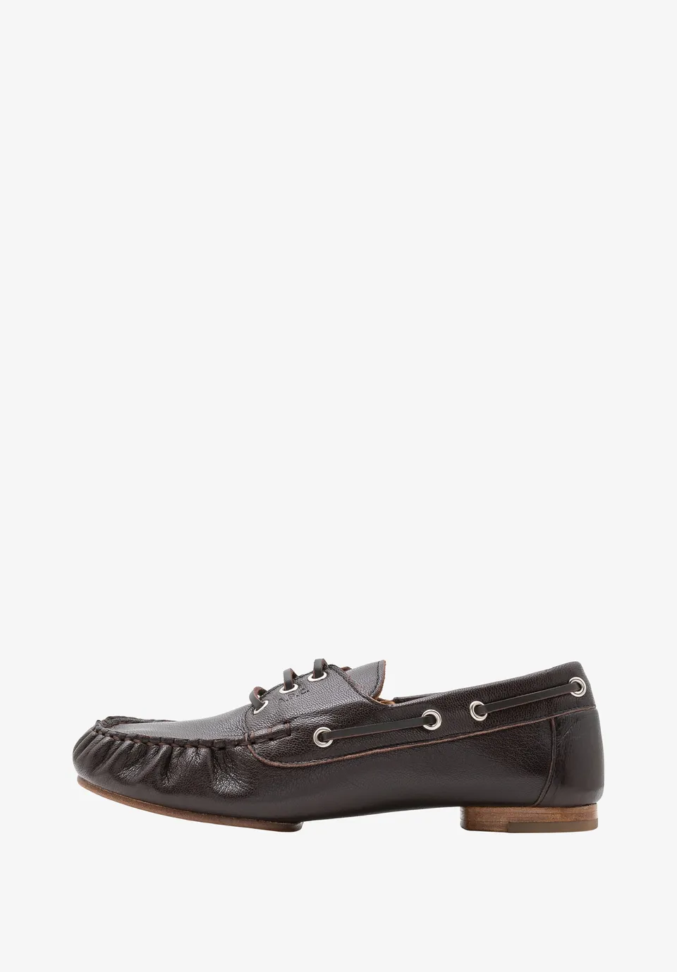 A.P.C. Bootsschuhe Leder Gr. 38 Schnürung