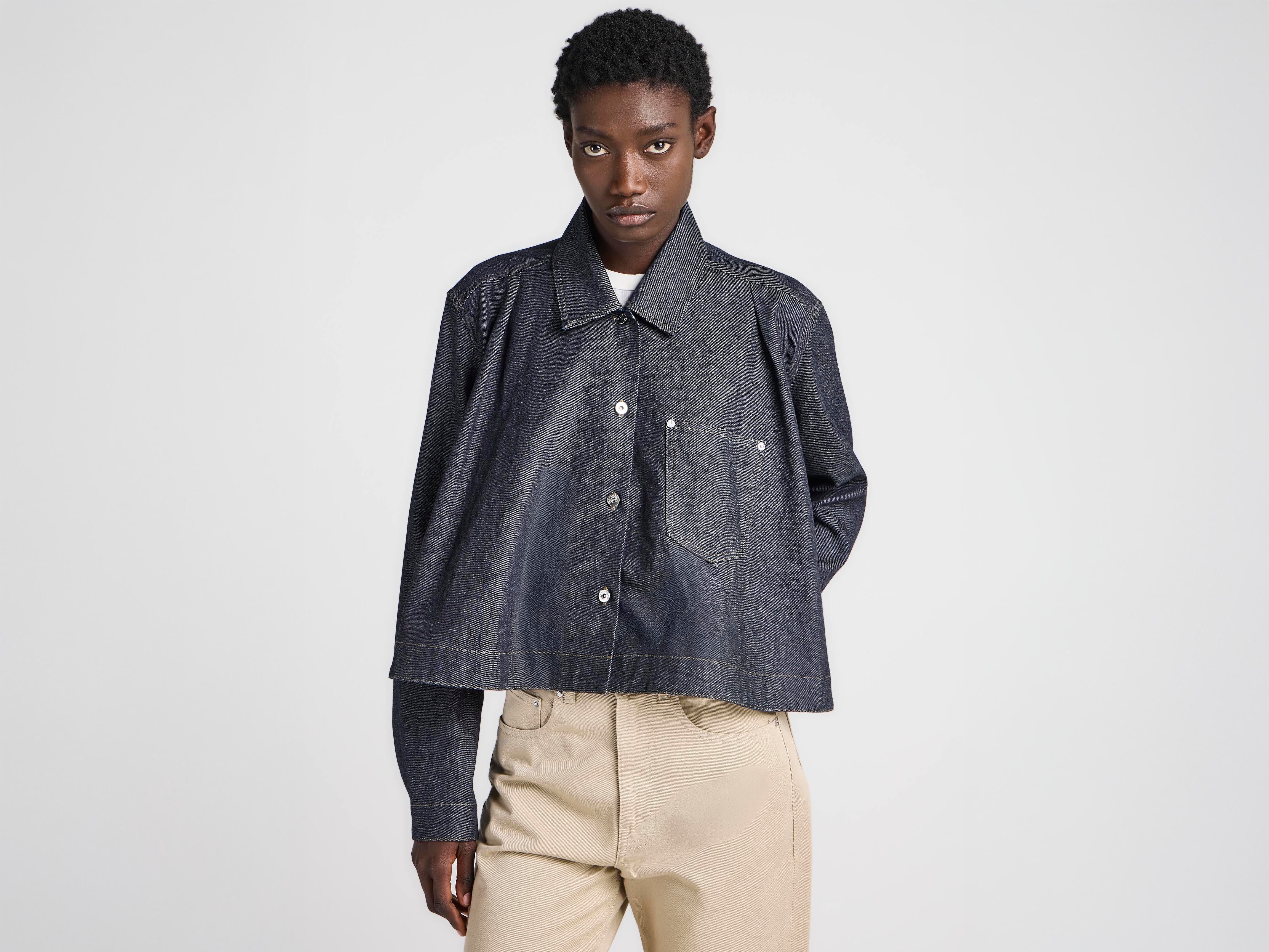 J.W.Anderson Shirts Flare Hemd Indigo Denim Japan
