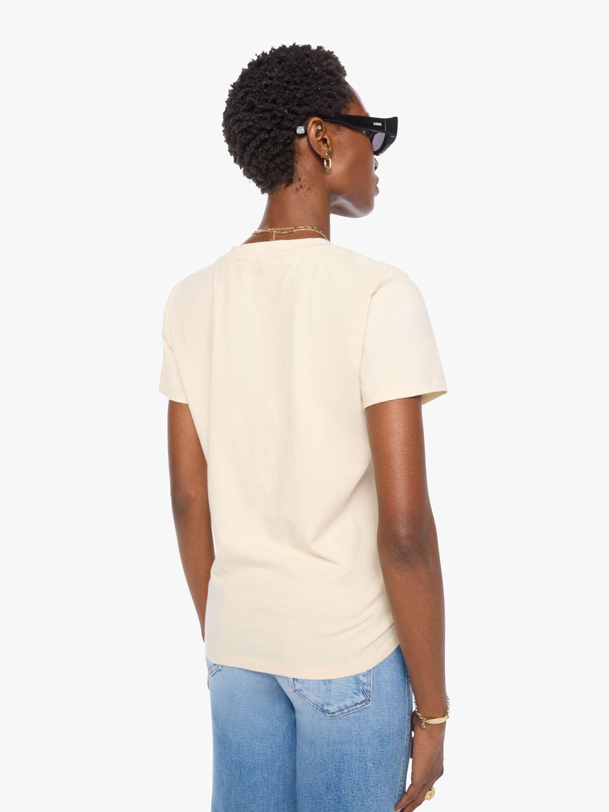 Mother Boxy Goodie Goodie T-Shirt Lady Wonder Creme